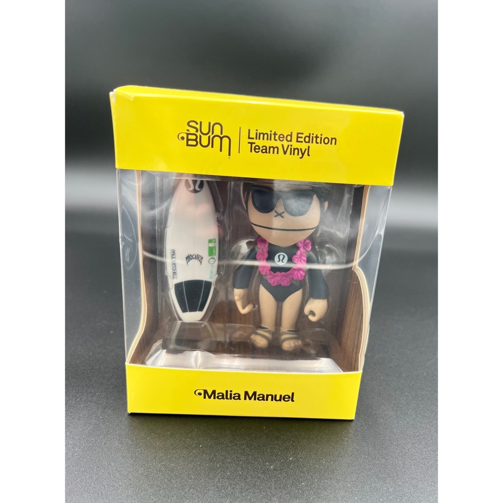 Sun Bum Limited Edition Team Vinyl Malia Manuel Surfer Collectible Figure New
